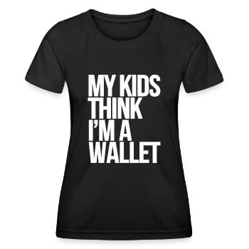 Geschenke Zum Vatertag Für Papa - Frauen Funktions-T-Shirt - Schwarz - Vorne - AI Model Female 172 light (172cm)