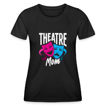 Comédies musicales pour maman de théâtre et maudite musicale - T-shirt sport Femme - noir - Devant - AI Model Female 172 light (172cm)