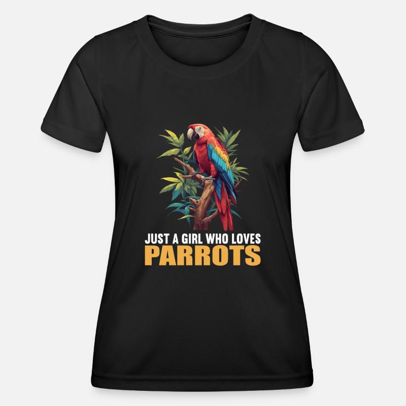 Parrot Parrot Parrot - Women's Functional T-Shirt - black