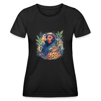 Pheasants Pheasant - Women's Functional T-Shirt - black - Front - AI Model Female 172 light (172cm)