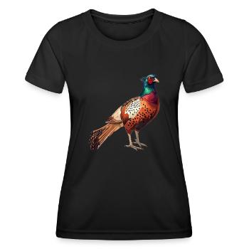 Pheasants Pheasant - Women's Functional T-Shirt - black - Front - AI Model Female 172 light (172cm)