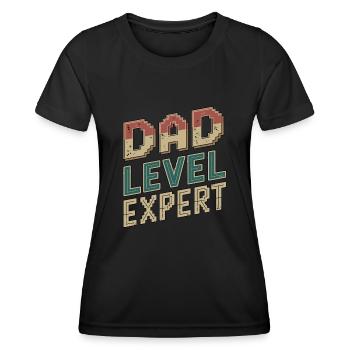 Geschenke Zum Vatertag Für Papa - Frauen Funktions-T-Shirt - Schwarz - Vorne - AI Model Female 172 light (172cm)