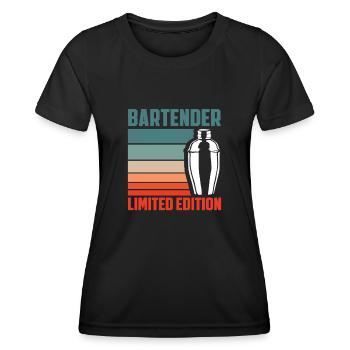 Bartender Limited Edition - Women's Functional T-Shirt - black - Front - AI Model Female 172 light (172cm)