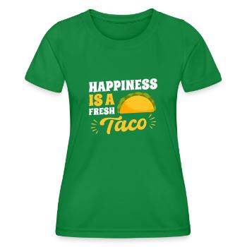 Mexico Tacos Mexican Tacos - Women's Functional T-Shirt - kelly green - Front - AI Model Female 172 dark (172cm)