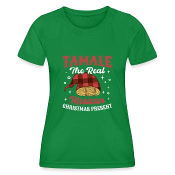 Mexico Tacos Mexican Tacos - Women's Functional T-Shirt - kelly green - Front - AI Model Female 172 dark (172cm)