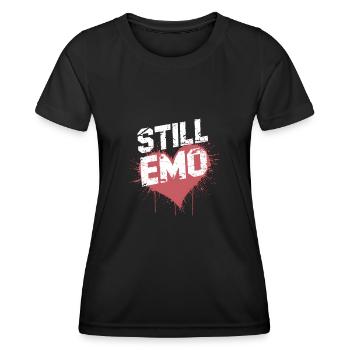 Toujours Emo ! Emo Goth Alternative - T-shirt sport Femme - noir - Devant - AI Model Female 172 light (172cm)