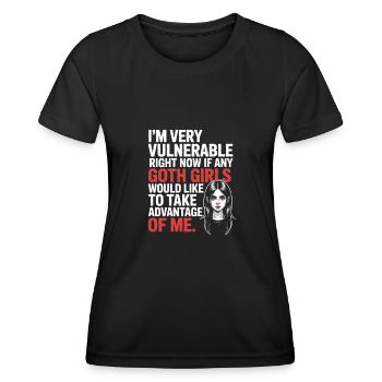 Goth Girl Sarcastic Goth Mommy Quote - Women's Functional T-Shirt - black - Front - AI Model Female 172 light (172cm)