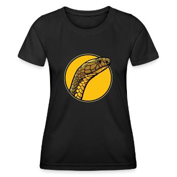 Cobras royaux Cobra royaux - T-shirt sport Femme - noir - Devant - AI Model Female 172 light (172cm)