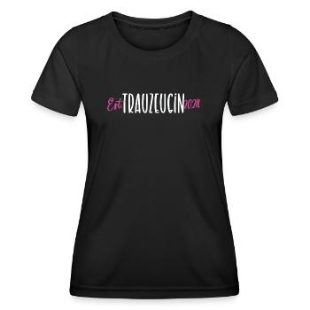 Trauzeugin 2024 Hochzeit JGA's Brautjungfer Heirat - Frauen Funktions-T-Shirt - Schwarz - Vorne - AI Model Female 172 light (172cm)