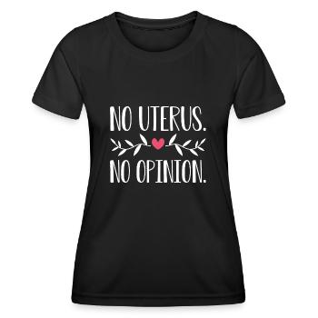 Pro Choice AF - Women's Functional T-Shirt - black - Front - AI Model Female 172 light (172cm)