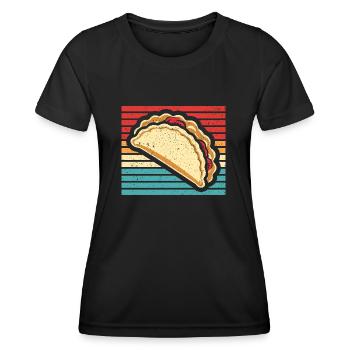 Empanadas - Cadeau parfait pour les gourmets - T-shirt sport Femme - noir - Devant - AI Model Female 172 light (172cm)