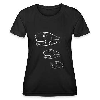 Bus Bus Bus School Bus Bus - Women's Functional T-Shirt - black - Front - AI Model Female 172 light (172cm)
