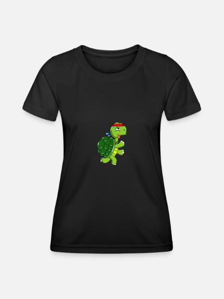 Marathon jogging tortue marathon jogging - T-shirt sport Femme - noir