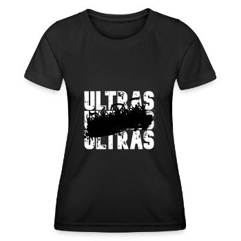 Soccer Fan Ultras Family Like Sporty Team Goal - Frauen Funktions-T-Shirt - Schwarz - Vorne - AI Model Female 172 light (172cm)