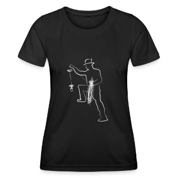 Ramoneurs ramoneurs - T-shirt sport Femme - noir - Devant - AI Model Female 172 light (172cm)
