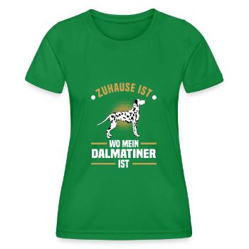 Dalmatiner - Frauen Funktions-T-Shirt - Kelly Green - Vorne - AI Model Female 172 dark (172cm)
