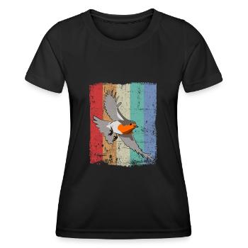 Bird Watching Birds Watching Birding Bird - Women's Functional T-Shirt - black - Front - AI Model Female 172 light (172cm)