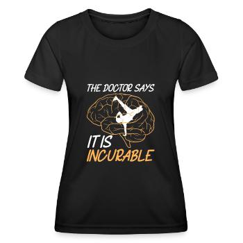 Breakdance Breakdancer Hip Hop Geschenk - Frauen Funktions-T-Shirt - Schwarz - Vorne - AI Model Female 172 light (172cm)