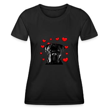 Cane Corso - Women's Functional T-Shirt - black - Front - AI Model Female 172 light (172cm)