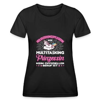 Heilerziehungspfleger Heilerziehungspflege hep - Frauen Funktions-T-Shirt - Schwarz - Vorne - AI Model Female 172 light (172cm)