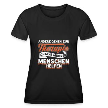 Heilerziehungspfleger Heilerziehungspflege hep - Frauen Funktions-T-Shirt - Schwarz - Vorne - AI Model Female 172 light (172cm)
