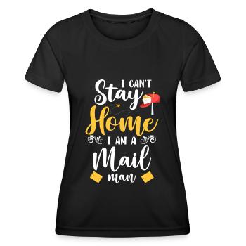 Post Paketdienst Kurier - Frauen Funktions-T-Shirt - Schwarz - Vorne - AI Model Female 172 light (172cm)