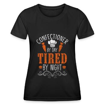 Pastry Chef Craft Master Baker Master Pastry Chef - Women's Functional T-Shirt - black - Front - AI Model Female 172 light (172cm)