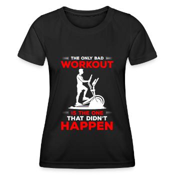 Endurance croisée Santé - T-shirt sport Femme - noir - Devant - AI Model Female 172 light (172cm)