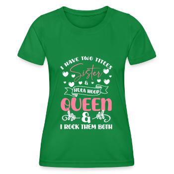 Hullern Ring Slimming Fit - T-shirt sport Femme - vert - Devant - AI Model Female 172 dark (172cm)