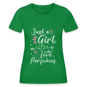 Parfum Luxe Lover Fragrance - T-shirt sport Femme - vert - Devant - AI Model Female 172 dark (172cm)