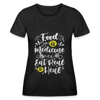 Consultant Vocation Eating Habits Conscious - Women's Functional T-Shirt - black - Front - AI Model Female 172 light (172cm)