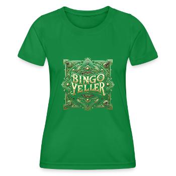 Bingo Yeller 5 - Women's Functional T-Shirt - kelly green - Front - AI Model Female 172 dark (172cm)