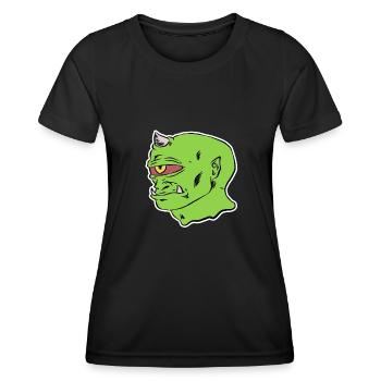 Zombie - Frauen Funktions-T-Shirt - Schwarz - Vorne - AI Model Female 172 light (172cm)
