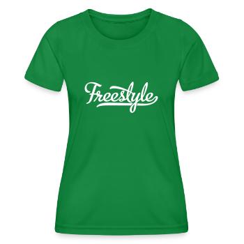 FREESTYLE - Frauen Funktions-T-Shirt - Kelly Green - Vorne - AI Model Female 172 dark (172cm)