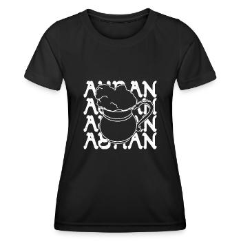 Ayran Türkisch Joghurt Gericht Küche Döner Salz - Frauen Funktions-T-Shirt - Schwarz - Vorne - AI Model Female 172 light (172cm)
