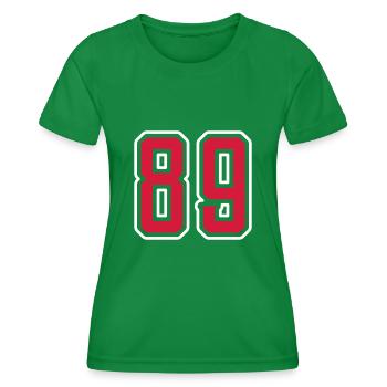 Symbole numérique 89 - T-shirt sport Femme - vert - Devant - AI Model Female 172 dark (172cm)