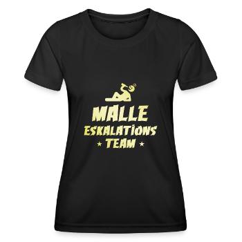 Malle Escalation - Women's Functional T-Shirt - black - Front - AI Model Female 172 light (172cm)