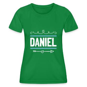Daniel - T-shirt sport Femme - vert - Devant - AI Model Female 172 dark (172cm)