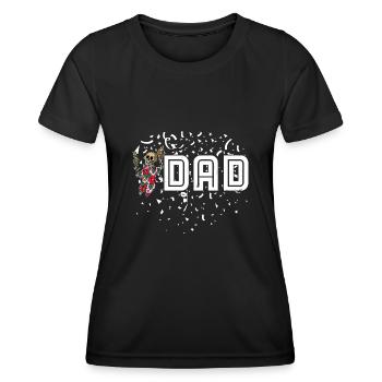Mexico Summer Skeleton Beach Tequila Taco - Women's Functional T-Shirt - black - Front - AI Model Female 172 light (172cm)