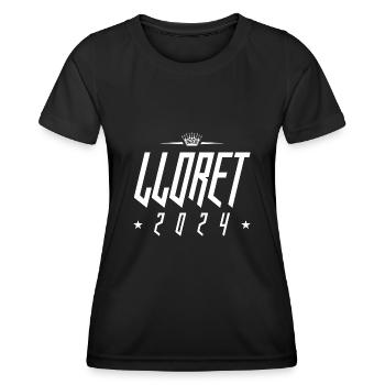 Lloret De Mar 2024 - T-shirt sport Femme - noir - Devant - AI Model Female 172 light (172cm)