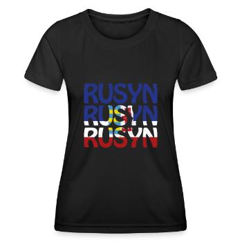 Karpaten Rusyn Rusnak Ethnische Gruppr Rus - Frauen Funktions-T-Shirt - Schwarz - Vorne - AI Model Female 172 light (172cm)