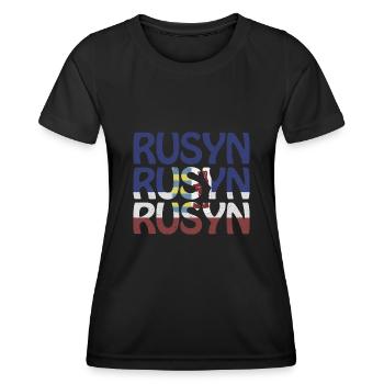 Karpaten Rusyn Rusnak Ethnische Gruppr Rus - Frauen Funktions-T-Shirt - Schwarz - Vorne - AI Model Female 172 light (172cm)