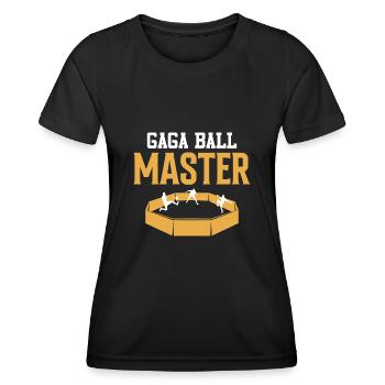 Gaga Ball Master Dans La Fosse - T-shirt sport Femme - noir - Devant - AI Model Female 172 light (172cm)