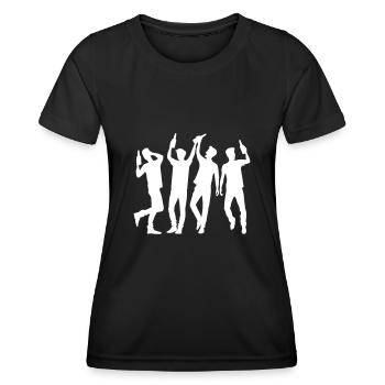 Bachelor Party Party Group - Women's Functional T-Shirt - black - Front - AI Model Female 172 light (172cm)