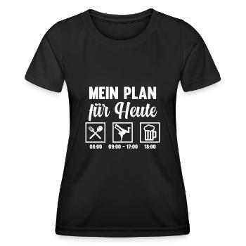 Hip Hop Tänzer - Frauen Funktions-T-Shirt - Schwarz - Vorne - AI Model Female 172 light (172cm)
