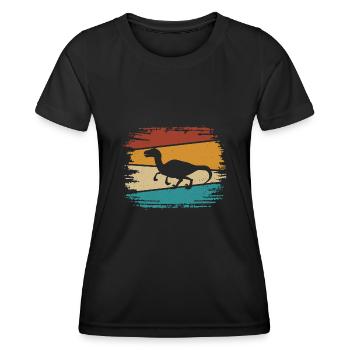 Velociraptor - Women's Functional T-Shirt - black - Front - AI Model Female 172 light (172cm)