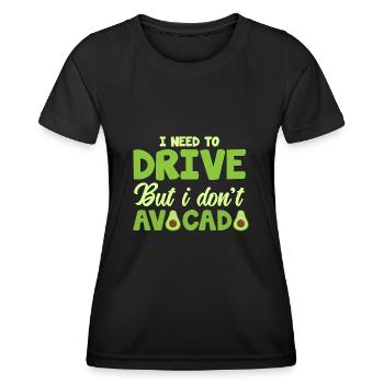 Vegan Veganism - Women's Functional T-Shirt - black - Front - AI Model Female 172 light (172cm)