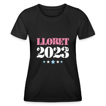 Lloret De Mar 2023 - T-shirt sport Femme - noir - Devant - AI Model Female 172 light (172cm)