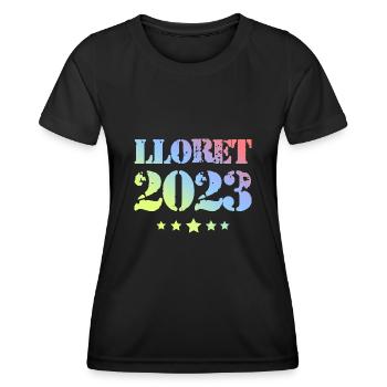 Lloret De Mar 2023 - Frauen Funktions-T-Shirt - Schwarz - Vorne - AI Model Female 172 light (172cm)
