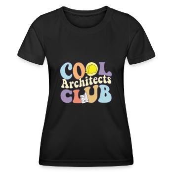 Cool Architects Club Architecture Major Squad - Frauen Funktions-T-Shirt - Schwarz - Vorne - AI Model Female 172 light (172cm)